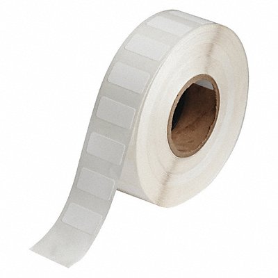 BRADY J20597425J Label Roll 1/2 W White Die Cut - Tag