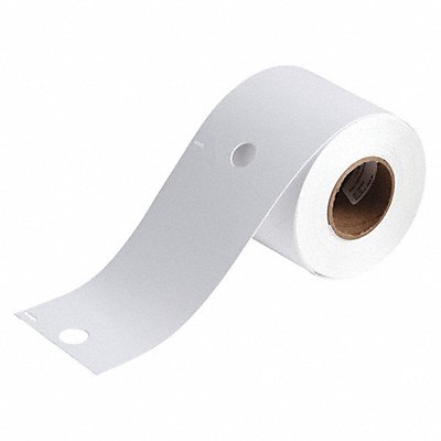 BRADY J202552551 Label Roll 3-1/4 W White Die Cut - Tag