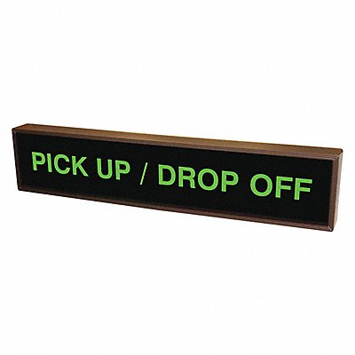TAPCO 132502 Custom Backlit Sign 2-1/4 Lx34 Wx7 H