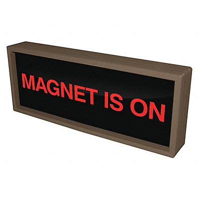 TAPCO 140067 Custom Backlit Sign 2-1/4 Lx18 Wx7 H