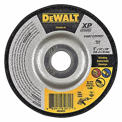 DEWALT DWA8914F Abrasive Cut Off Wheel 5 Wheel dia.