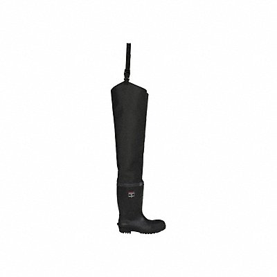 TINGLEY 3117107 Plain Toe Hip Boot Black 7 PR