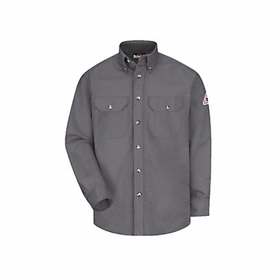 VF IMAGEWEAR SLU2GYRG3XL K1945 Flame Resistant Collared Shirt Grey