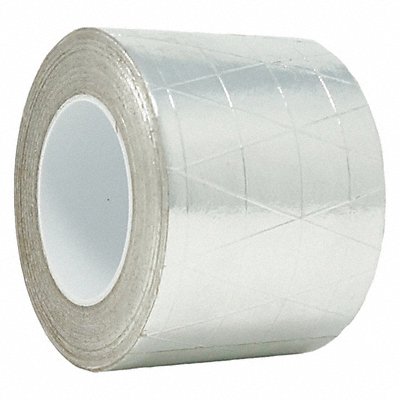 GRAINGER TC263672MMX46M Foil Tape 2 13/16 x 50 1/4 yd Aluminum