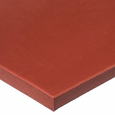 GRAINGER BULKRSS50FDA26 D5309 Silicone Sheet 50A 12 x12 x0.25 Red