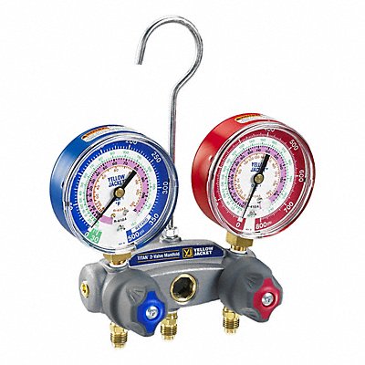 YELLOW JACKET 49863 2-V R410A/404A/22 MANIFOL