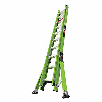 LITTLE GIANT 18820 Extension Ladder 300 lb Cap. Fiberglass