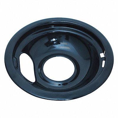 GRAINGER 60719 Black Drip Bowl 6 Fits Whirlpool PK6