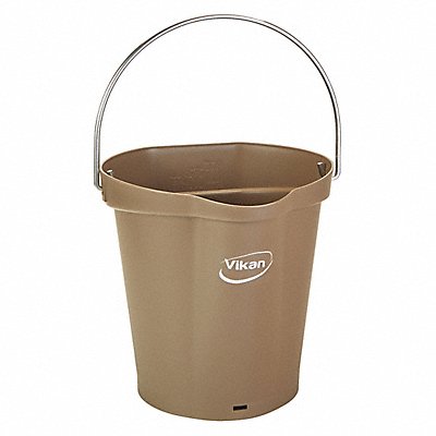 VIKAN 568866 Hygienic Bucket 1 1/2 gal Brown