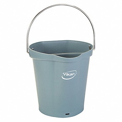 VIKAN 568888 Hygienic Bucket 1 1/2 gal Grey