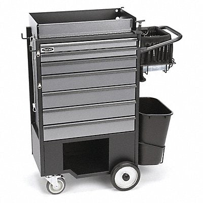 FLEXCART FC200NT Black Light Duty Tool Utility Cart