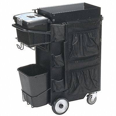FLEXCART FC300PCNT Black Light Duty Tool Utility Cart