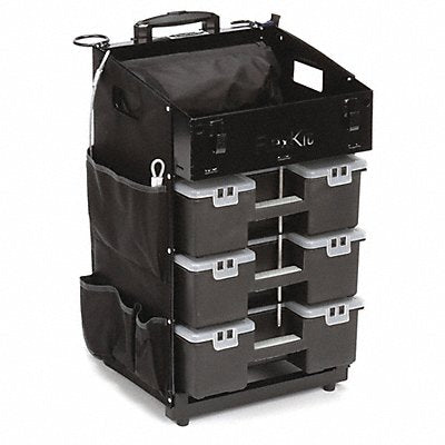 FLEXCART FC50NT Black Light Duty Tool Utility Cart