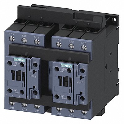 SIEMENS 3RA23358XB301AK6 IEC Power Contactor Reversing 110/120VAC