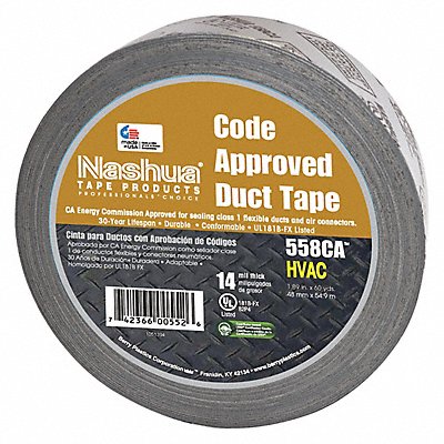 NASHUA 558CA Duct Tape Metallic 1 7/8inx60yd 14 mil