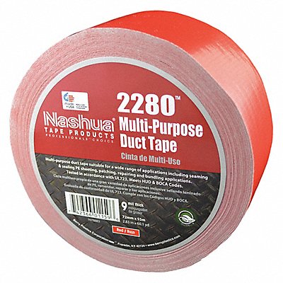 NASHUA 2280 Duct Tape Red 2 13/16 in x 60 yd 9 mil