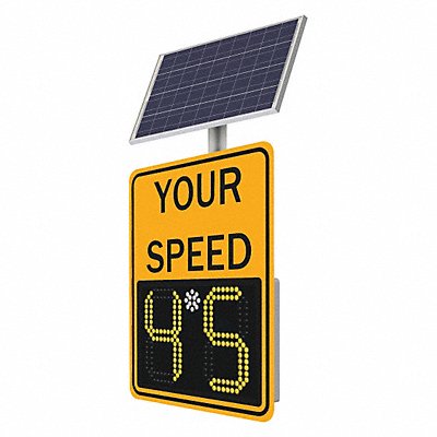 TAPCO 126998 LED Radar Speed Sign Aluminum 29 x 23