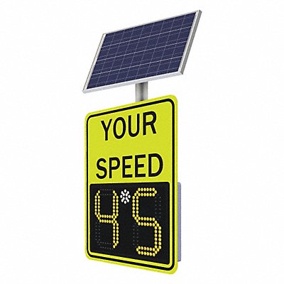 TAPCO 128056 LED Radar Speed Sign Aluminum 29 x 23