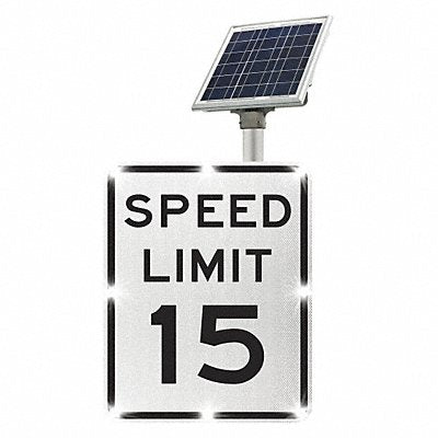 TAPCO 21800028515 LED Traffic Sign Speed Limit 15 30 x24