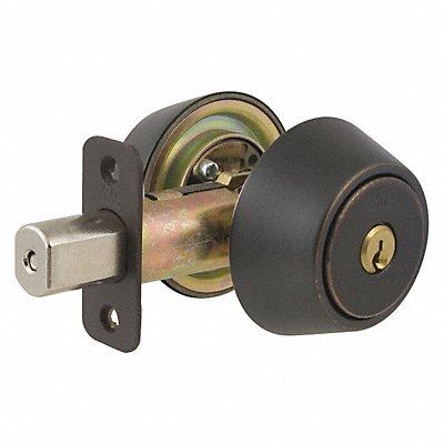 YALE RESIDENTIAL D982K01 Deadbolt Brass Double 6 Pins Metal
