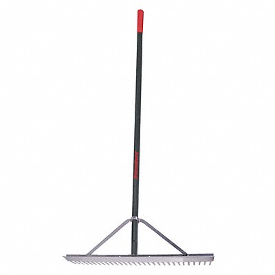 RAZOR-BACK 63137GR Landscape Rake 30 in W Aluminum Handle