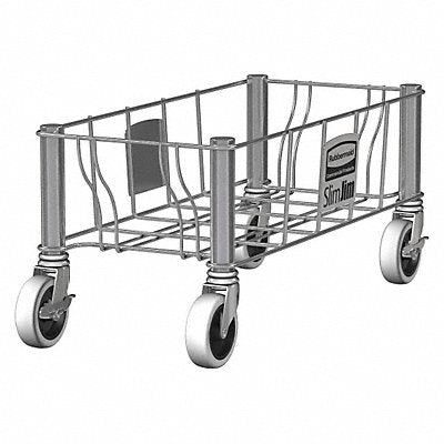 RUBBERMAID COMMERCIAL PRODUCTS 1968468 Container Dolly 100 lb Single 9 H Grey