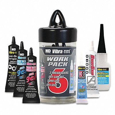 VIBRA-TITE 27007 Threadlocker Black Tube Kit