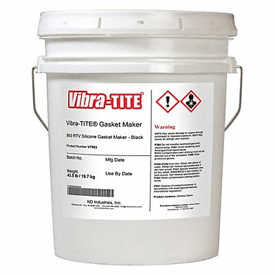 VIBRA-TITE 99391 Gasket Sealant 4.5 gal Black