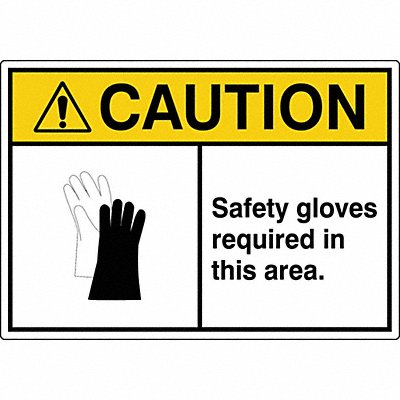 GRAINGER HWL5357545PK Label 3 1/2 inx5 in Polyester PK5