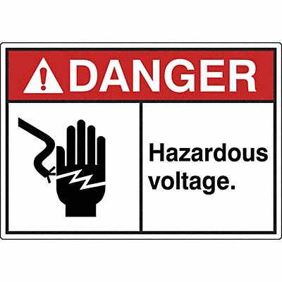 GRAINGER HWL5357025PK Label 3 1/2 inx5 in Polyester PK5