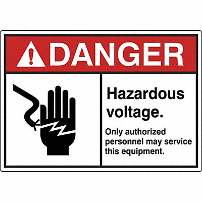 GRAINGER HWL5357095PK Label 3 1/2 inx5 in Polyester PK5
