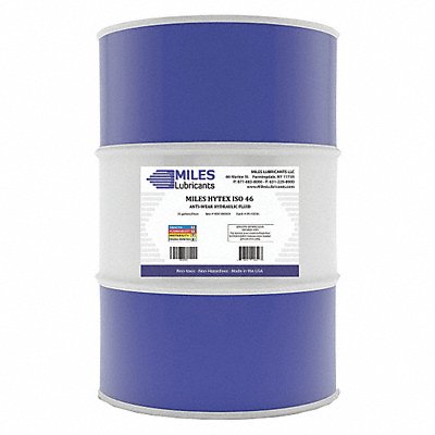 MILES LUBRICANTS M001000601 Hydraulic Oil ISO 46 55 gal Drum