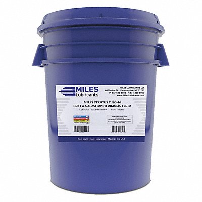 MILES LUBRICANTS M0010020099 R O Oil ISO 46 5 gal Pail