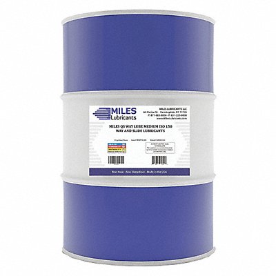 MILES LUBRICANTS M00701801 Way Oil Amber Petroleum 55 gal.