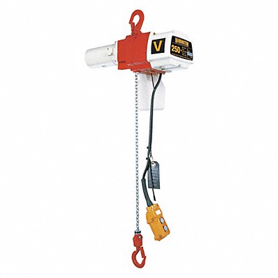 HARRINGTON ED250V10 K8665 Electric Chain Hoist 250 lb 10 ft Lift