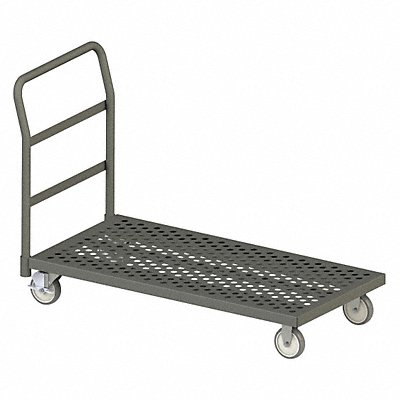 GRAINGER EPTP24485PU95 Platform Truck 1200lb 48in x 24in