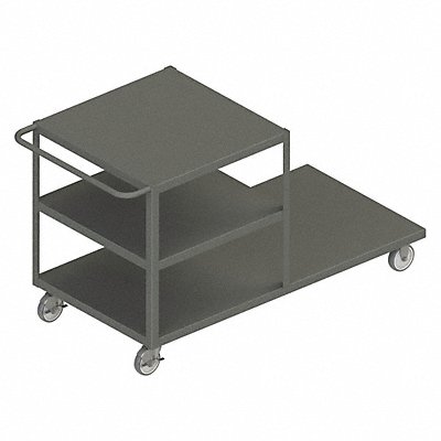 GRAINGER EPT3S30605PU95 Platform Truck 1200lb 60in x 30in 36in H