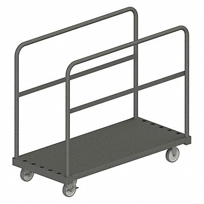 GRAINGER APT2SH36485PU95 Platform Truck 1400lb 48in x 36in 45in H
