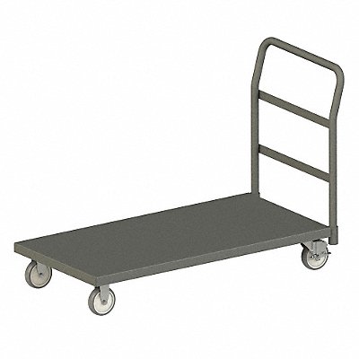 GRAINGER EPT24725PU95 Platform Truck 1400lb 72in x 24in 39in H