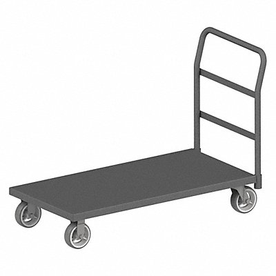 GRAINGER EPT30728MR95 Platform Truck 2400lb 72in x 30in 40in H