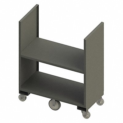 DURHAM MFG 2SPT12G2448258PU95 Platform Truck 2000lb 24 x 48 57 H