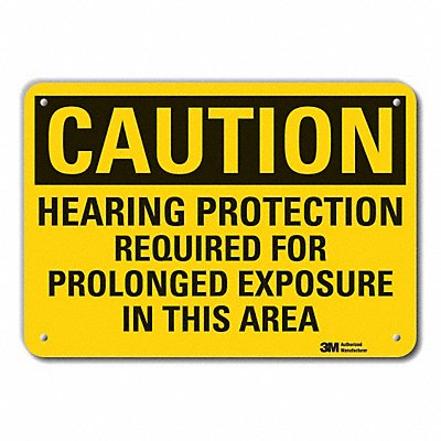 LYLE LCU30456NP14x10 Caution Sign 10 in x 14 in Plastic