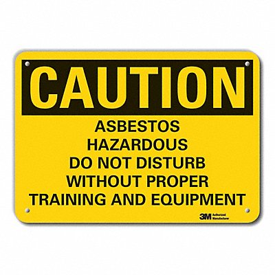 LYLE LCU30467NP10x7 Caution Sign 7 in x 10 in Plastic