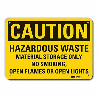LYLE LCU30472NP10x7 Caution Sign 7 in x 10 in Plastic