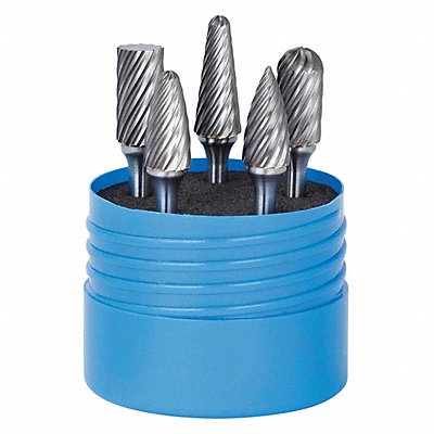 SGS PRO 19187 Carbide Burr Set Inox Cut 5pcs. 1/4 .