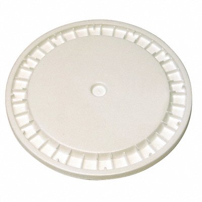 GRAINGER ROP2100CVRSNW K4870 Plastic Pail Lid White HDPE