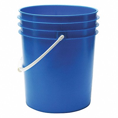 GRAINGER ROP2150BLP K4864 Pail Polyethylene Blue Open Head