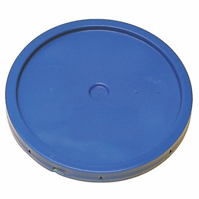 GRAINGER ROP2100CVRTTBL Plastic Pail Lid Blue HDPE