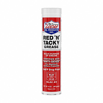 LUCAS OIL PRODUCTS 1000530 Grease Red Tube 14.5 oz.