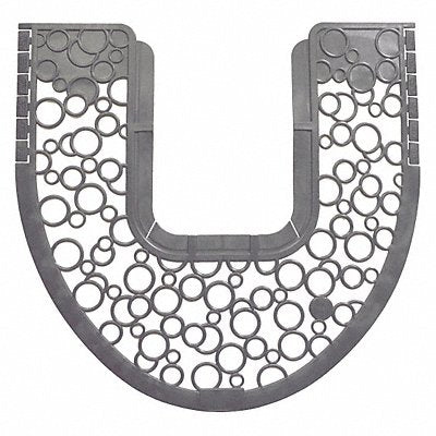 TOUGH GUY 49EV67 Toilet Mat Grey Unscented 20 3/8 in PK6